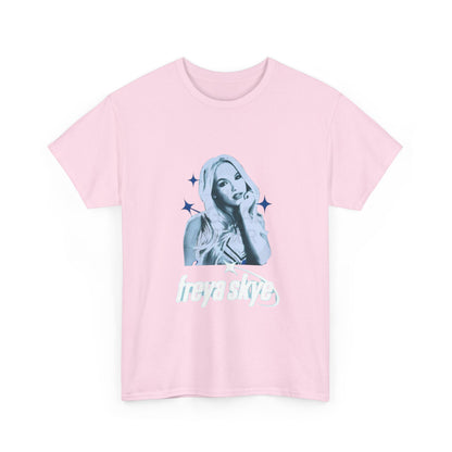 Freya Skye Graphic Tee — Retro Pop Star Portrait Shirt