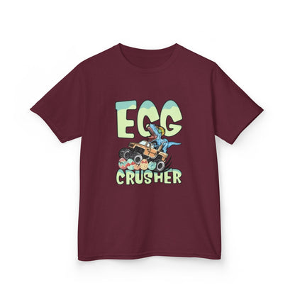 Kids T‑Shirt — 'Egg Crusher' Cartoon Truck Easter Tee