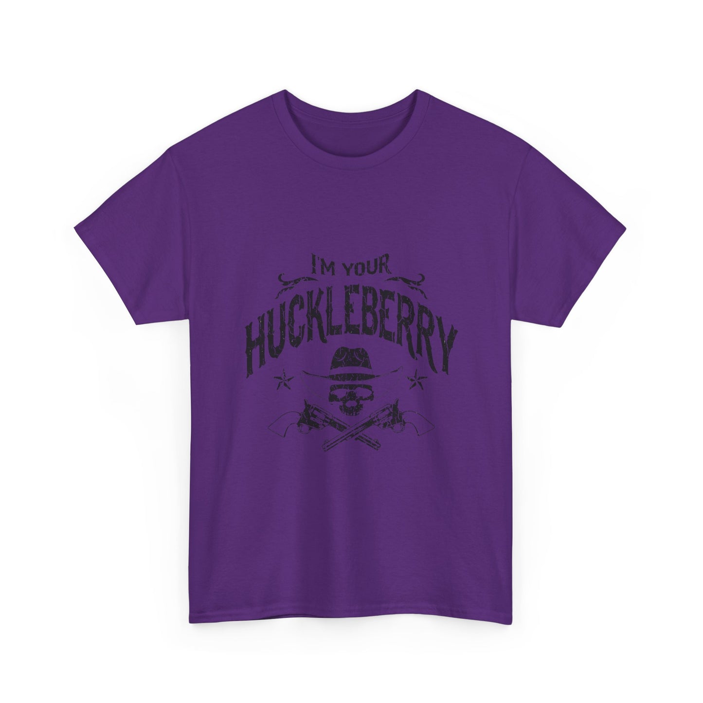 I'm Your Huckleberry T-Shirt — Vintage Western Skull & Pistols Tee