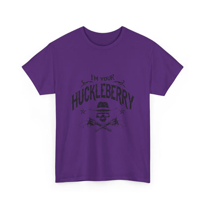 I'm Your Huckleberry T-Shirt — Vintage Western Skull & Pistols Tee