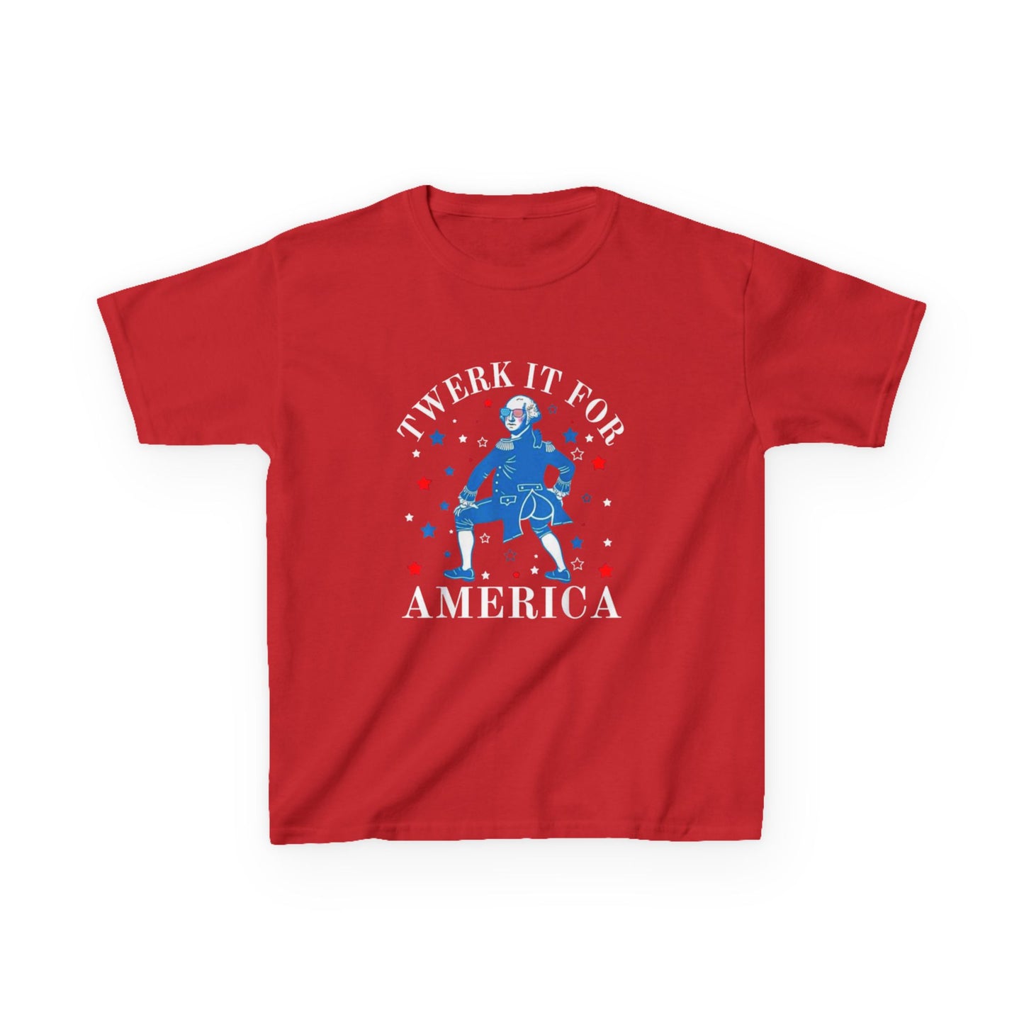Kids T-Shirt - "Twerk It For America" Patriotic 4th of July Dance Tee