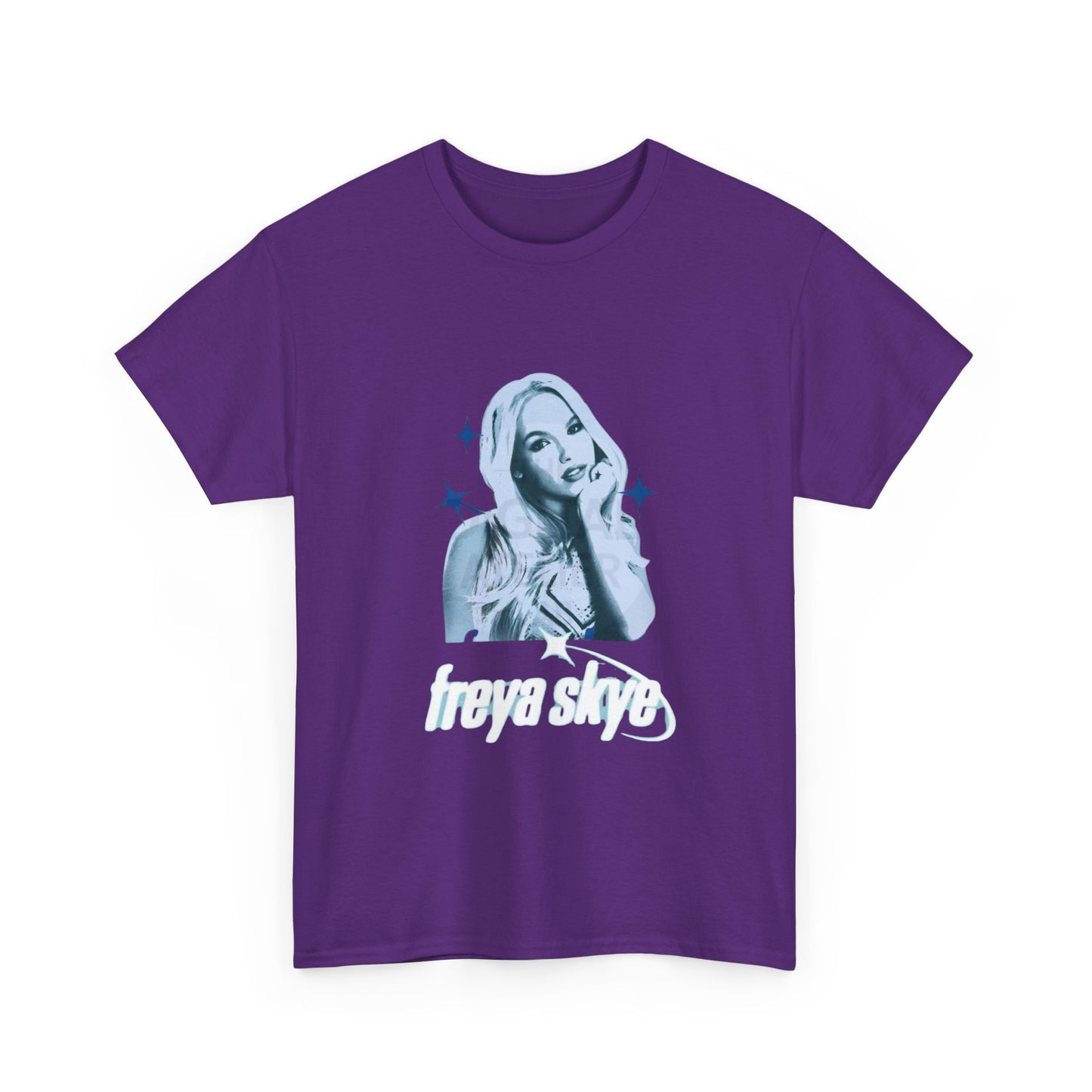 Freya Skye Graphic Tee — Retro Pop Star Portrait Shirt
