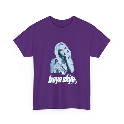 Freya Skye Graphic Tee — Retro Pop Star Portrait Shirt