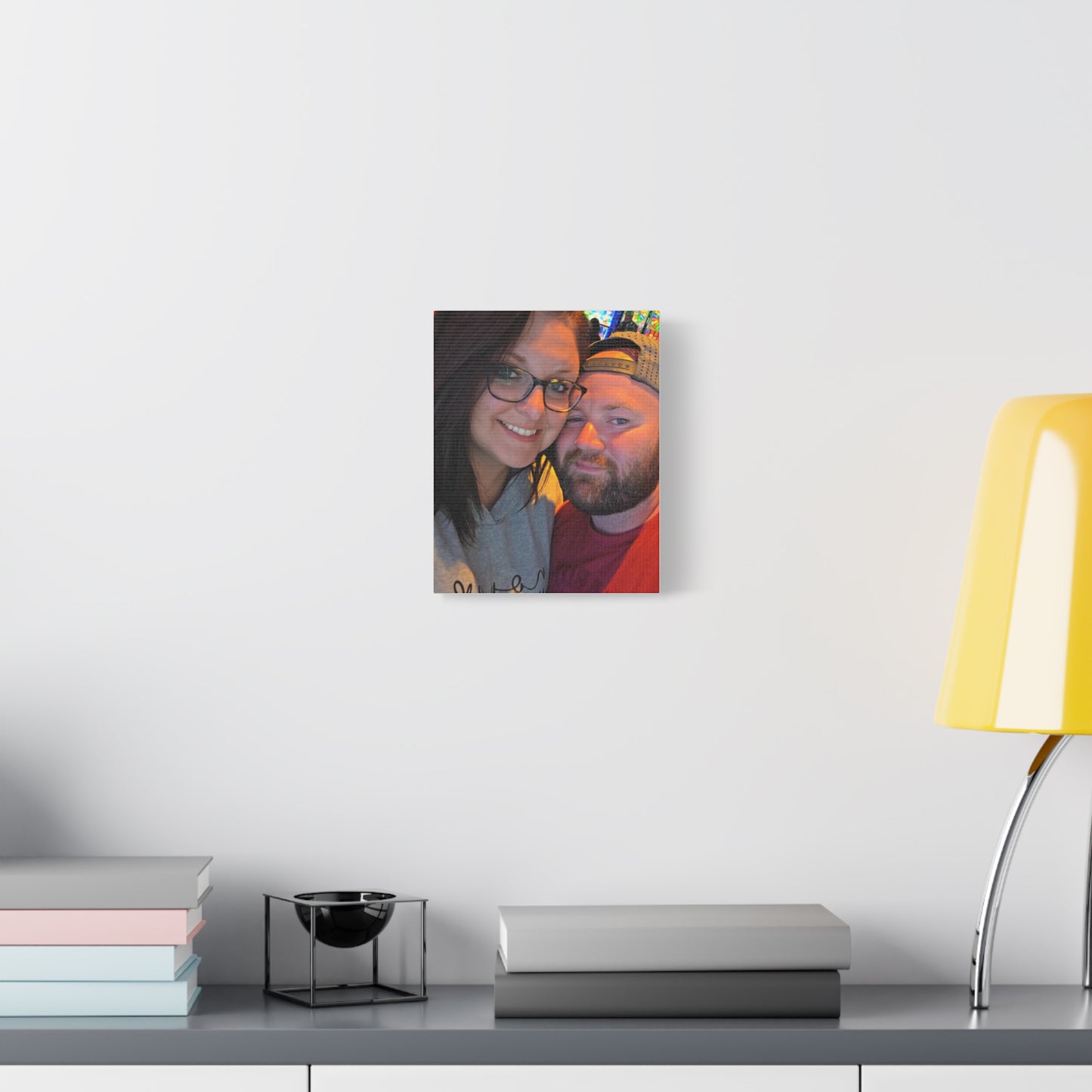 Personalized Stretched Canvas Print, Custom Wall Art, Home Decor, Gift for Couples, Anniversary, Homewarming