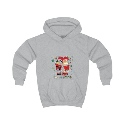 Kids Hoodie - Merry BLUEYMAS Holiday Sweatshirt