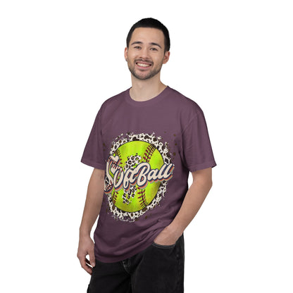 Softball Vintage Graphic T-Shirt — Neon Softball Logo Tee