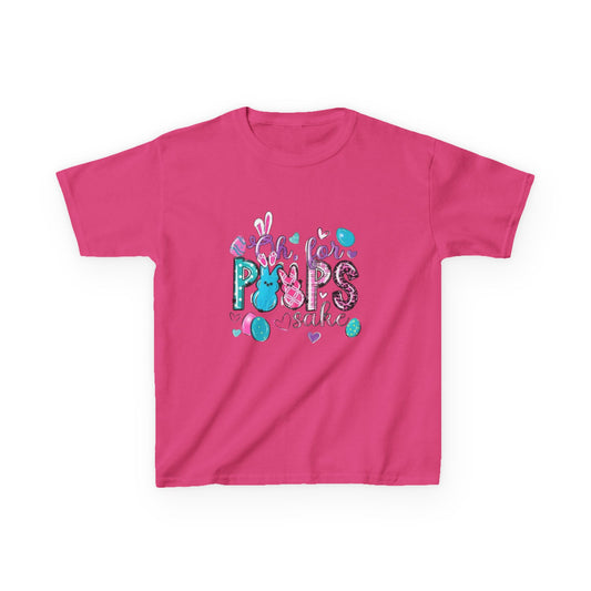 Kids Tee — "Pops" Cute Colorful Bunny Hearts Design (Children’s Graphic T-Shirt)