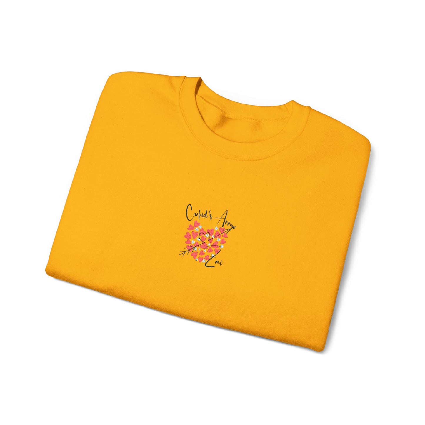 Embroidered Cupid's Arrow Merch-  Crewneck Sweatshirt