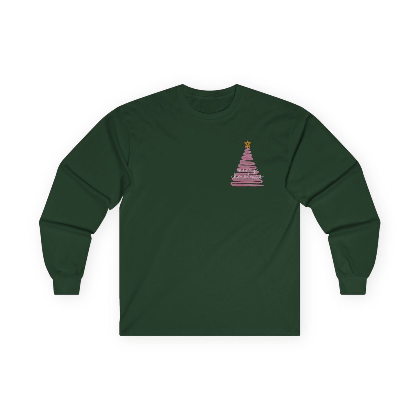 Pink Christmas Unisex Ultra Cotton Long Sleeve Tee