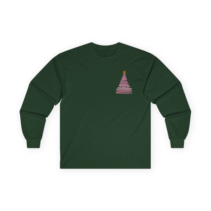 Pink Christmas Unisex Ultra Cotton Long Sleeve Tee