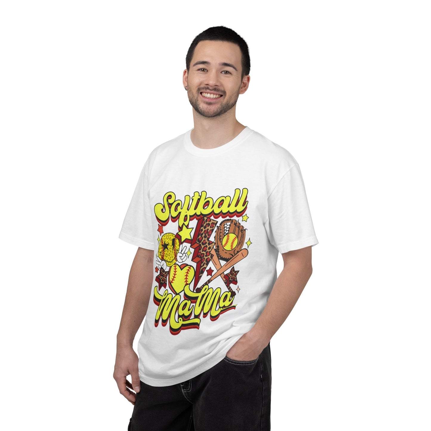 Softball Mama T-Shirt — Retro Softball Mom Graphic Tee
