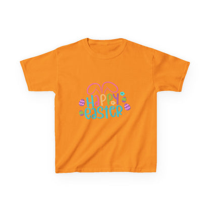 Happy Easter Kids Tee — Bunny Ears & Easter Eggs Holiday Shirt