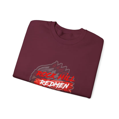 Rock Hill Redmen Basketball Crewneck Sweatshirt