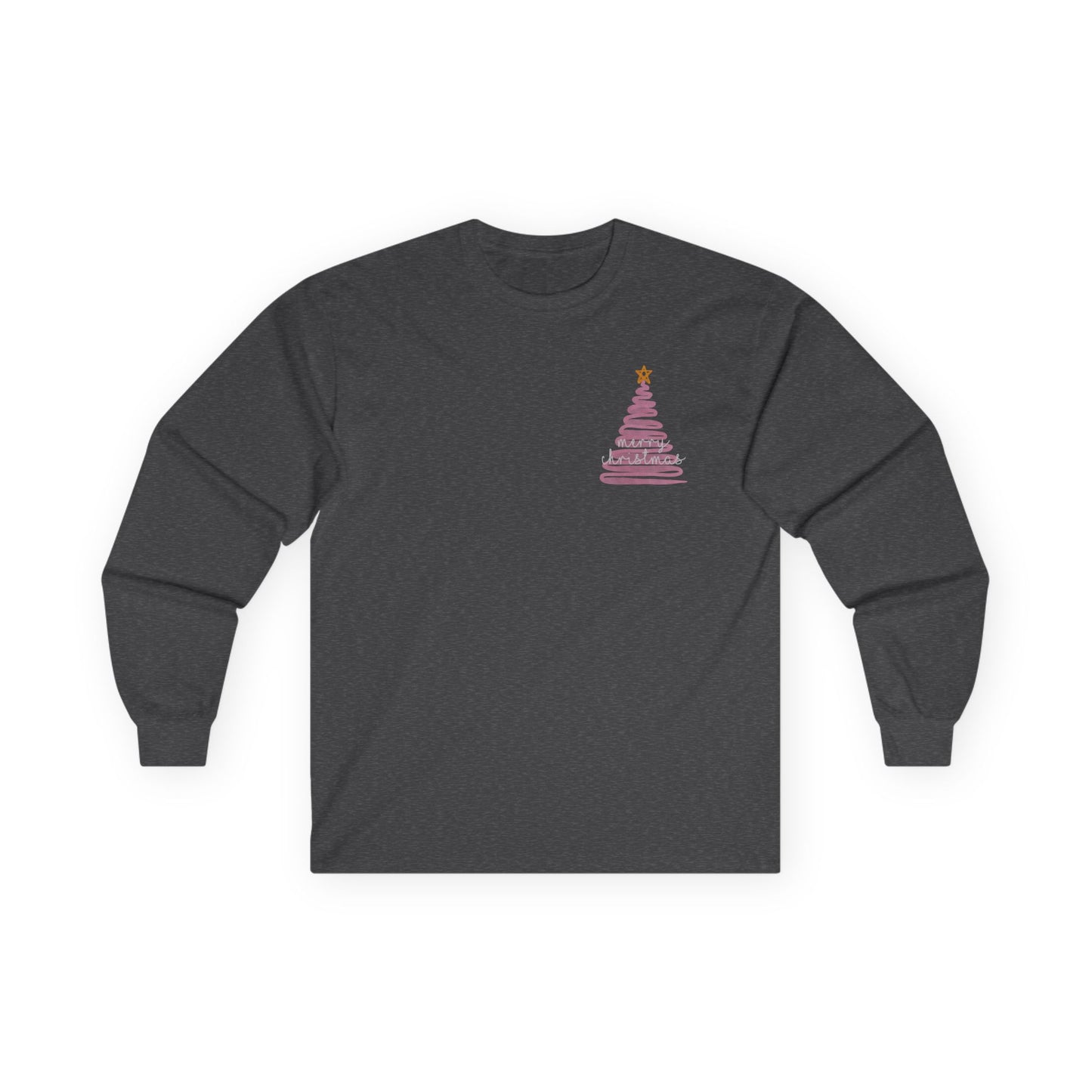Pink Christmas Unisex Ultra Cotton Long Sleeve Tee
