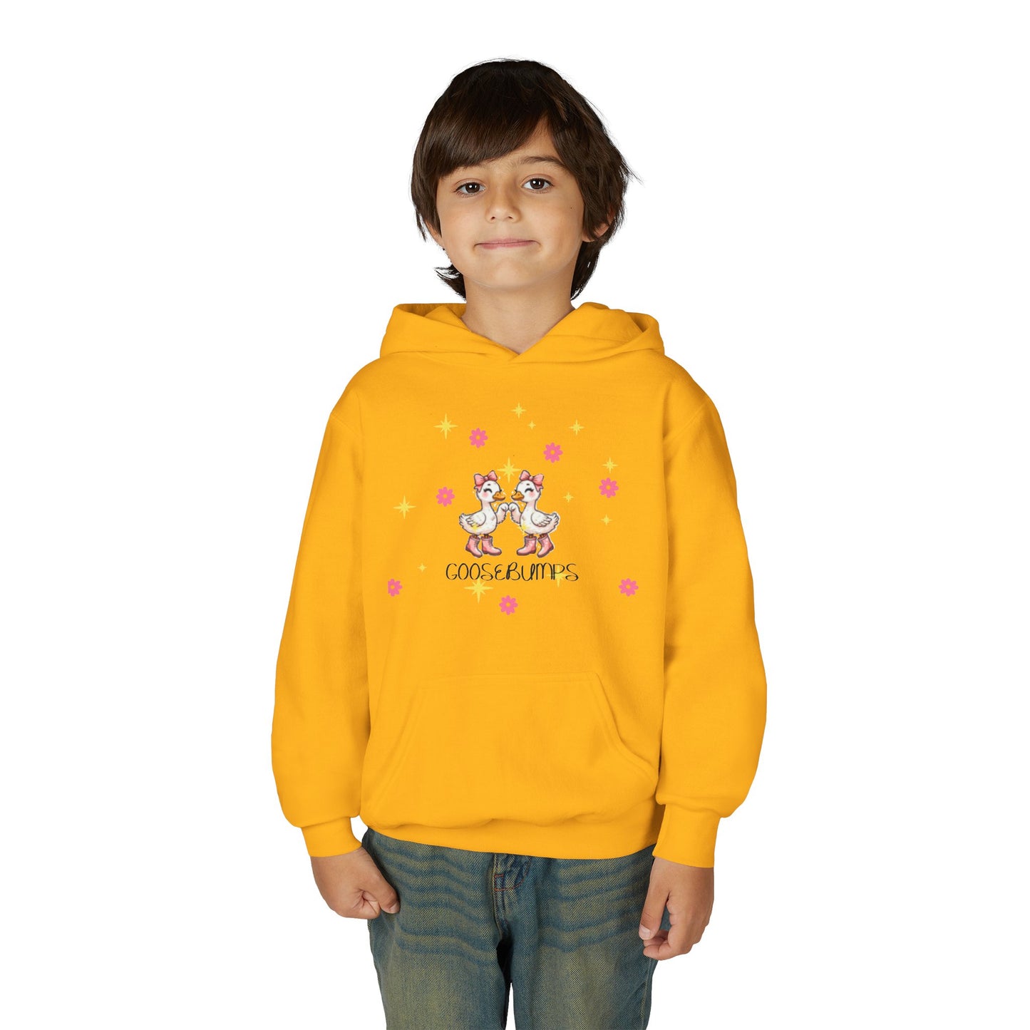 Goose Bumps! Youth Hoodie, Pet Lover Gift, Spring Fashion, Kids Sweatshirt, Birthday Present, Adorable Animal Design