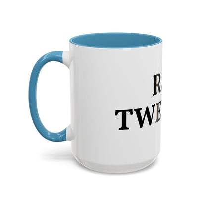 R.I.P Twenties Coffee Mug — Funny 20s Farewell Accent Mug