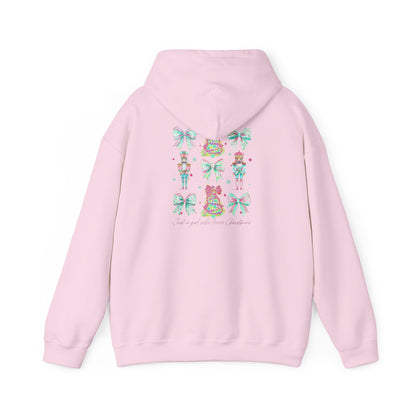Just a Girl Who Loves Christmas- Whimsical Hooded Sweatshirt