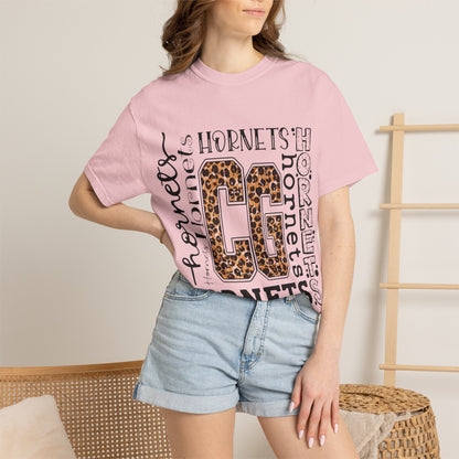 CG Hornets Spirit Leopard Print Graphic Tee | School Spirit