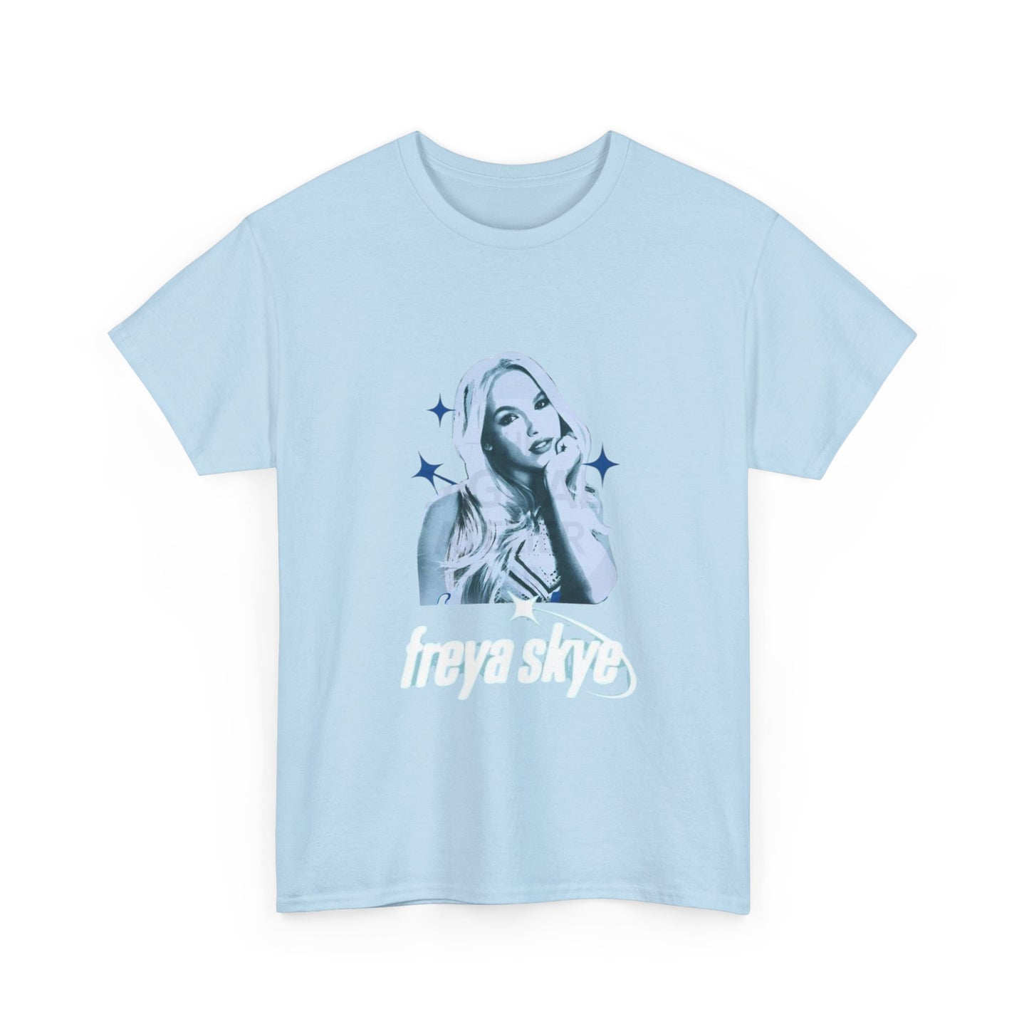 Freya Skye Graphic Tee — Retro Pop Star Portrait Shirt