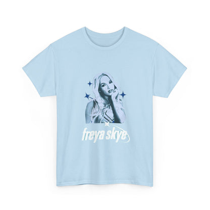 Freya Skye Graphic Tee — Retro Pop Star Portrait Shirt