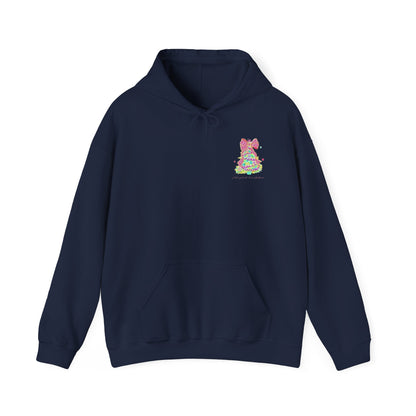 Just a Girl Who Loves Christmas- Whimsical Hooded Sweatshirt