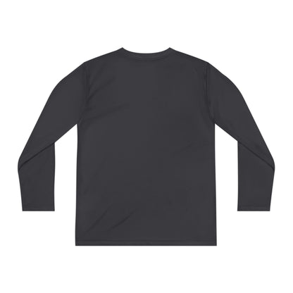 Youth Long Sleeve Ghost Tee, Halloween Shirt, Pumpkin Design, Cute Apparel, Kids' Holiday Wear, Spooky Fun Top