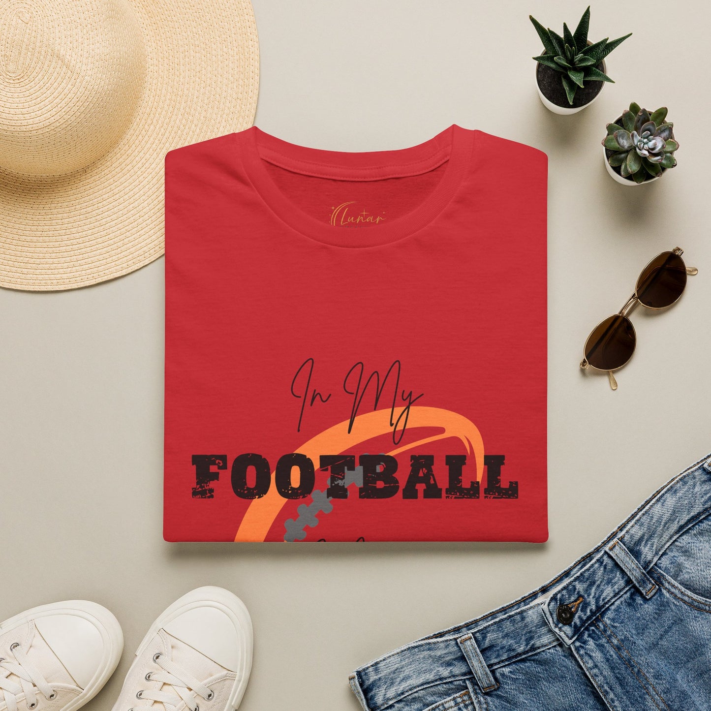Football Mom T-Shirt — "In My Football Era" Casual Fan Tee