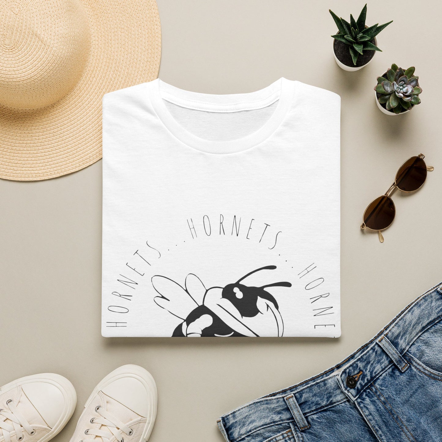 Hornets Retro Tee — Vintage Mascot Bee Graphic T-Shirt