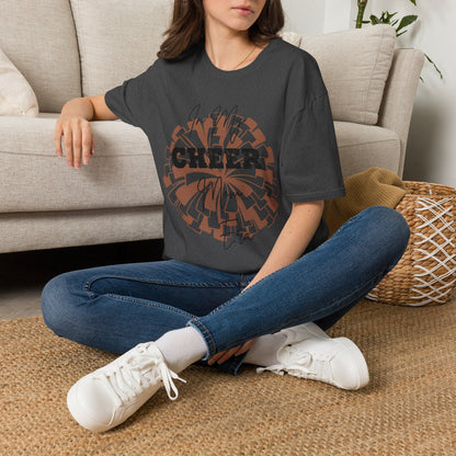 Cheer Mom T-Shirt — "In My Cheer Mom Era" Pom Graphic Tee
