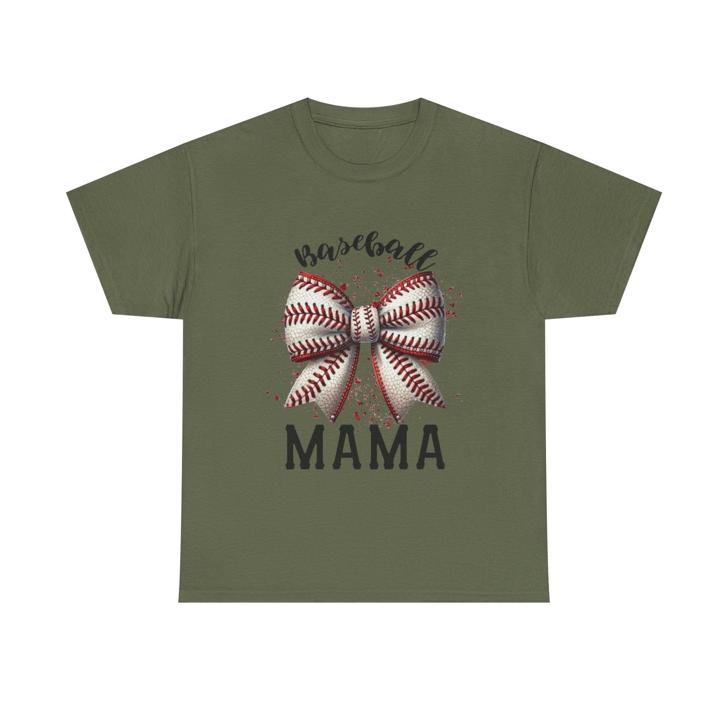 Baseball Mama T-Shirt – Mom Bow Soft Cotton Tee