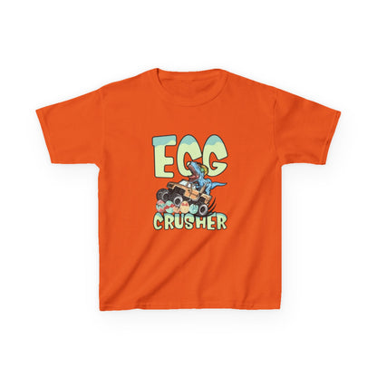 Kids T‑Shirt — 'Egg Crusher' Cartoon Truck Easter Tee