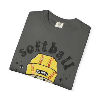 Softball Vibes Smiley T-Shirt