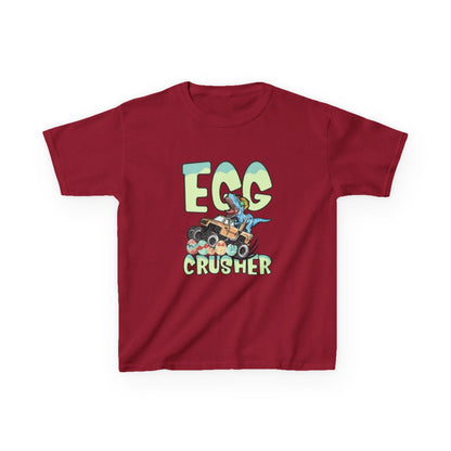 Kids T‑Shirt — 'Egg Crusher' Cartoon Truck Easter Tee