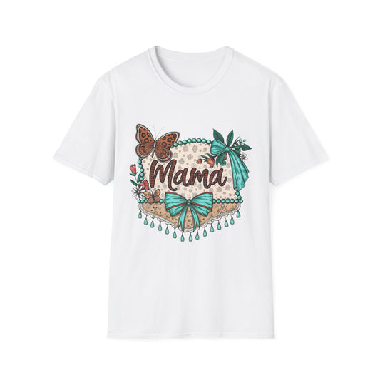 Mama Floral Tee — Boho Butterfly Mother’s Day T-Shirt