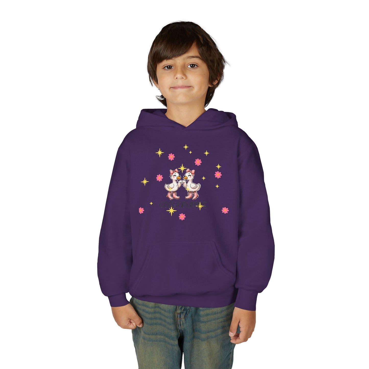 Goose Bumps! Youth Hoodie, Pet Lover Gift, Spring Fashion, Kids Sweatshirt, Birthday Present, Adorable Animal Design