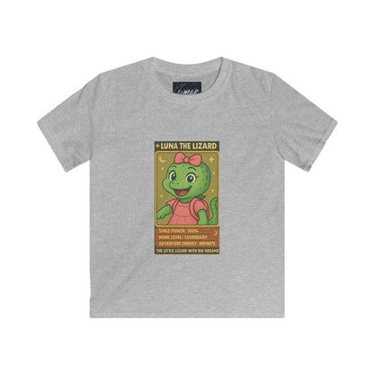 Cute Kids' Lizard Tee - Fun Graphic T-Shirt for Playtime, Birthdays, Gifts, Summer Wear, Unique Children's Apparel