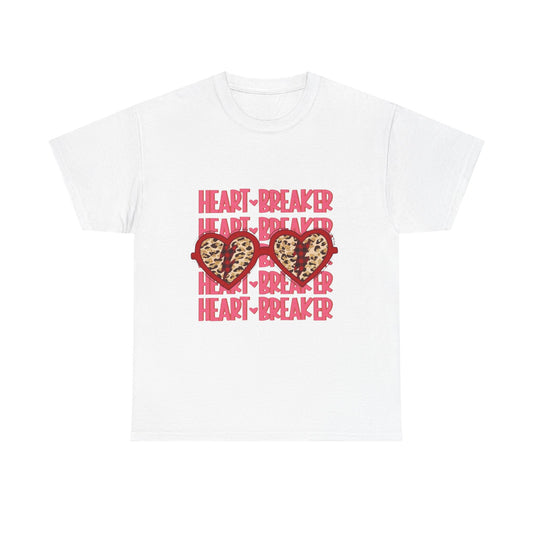 Heartbreaker Leopard Heart Graphic Tee