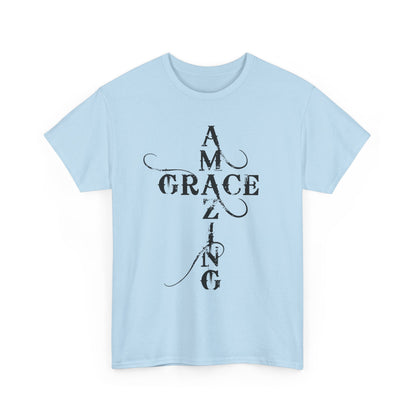 T‑Shirt — “Amazing Grace” Cross Design / “How Sweet the Sound?” Inspirational Gospel Tee
