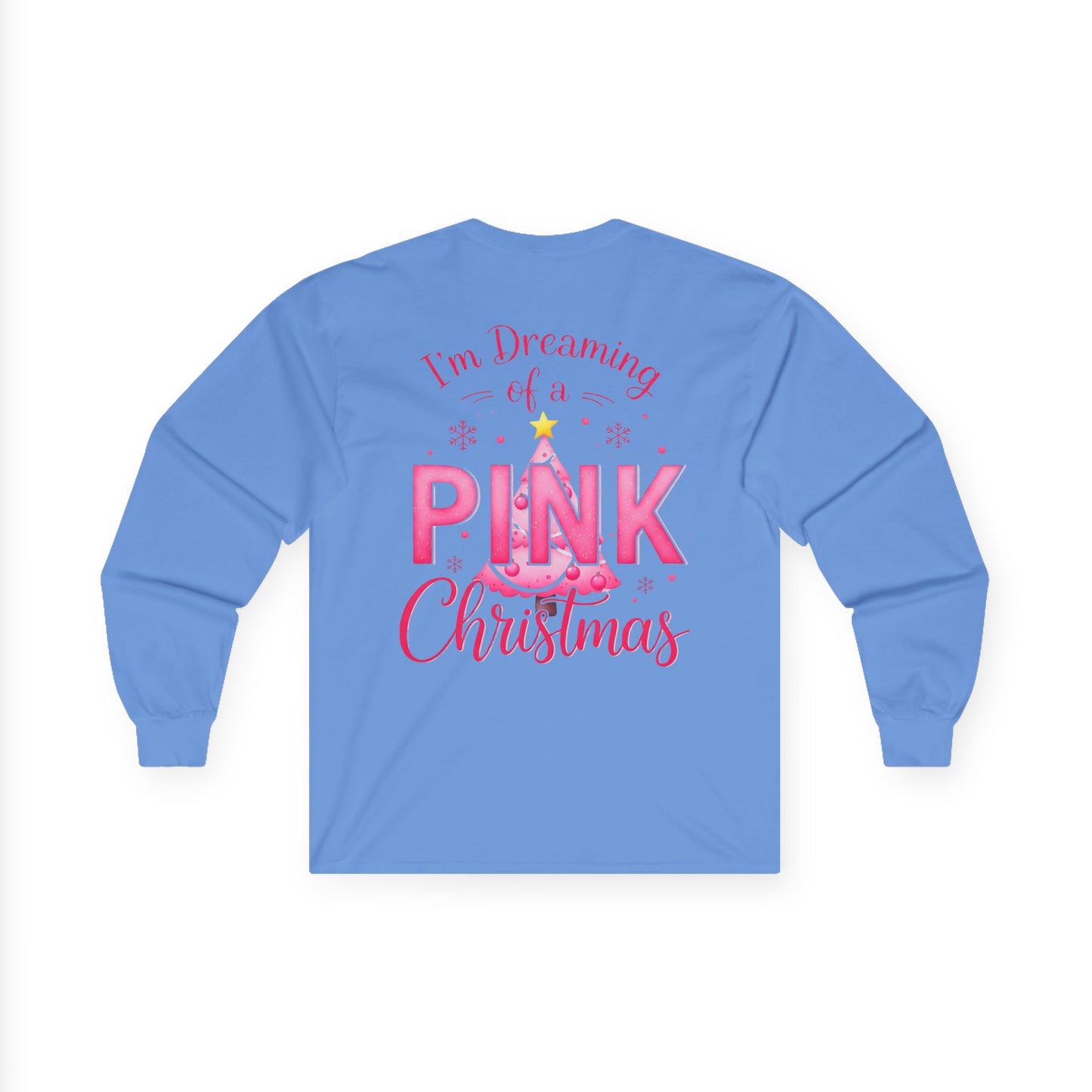 Pink Christmas Unisex Ultra Cotton Long Sleeve Tee