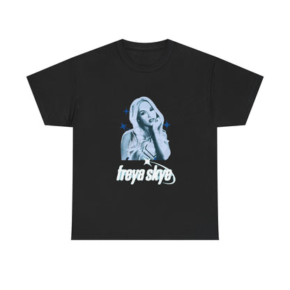 Freya Skye Graphic Tee — Retro Pop Star Portrait Shirt