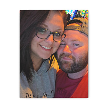 Personalized Stretched Canvas Print, Custom Wall Art, Home Decor, Gift for Couples, Anniversary, Homewarming