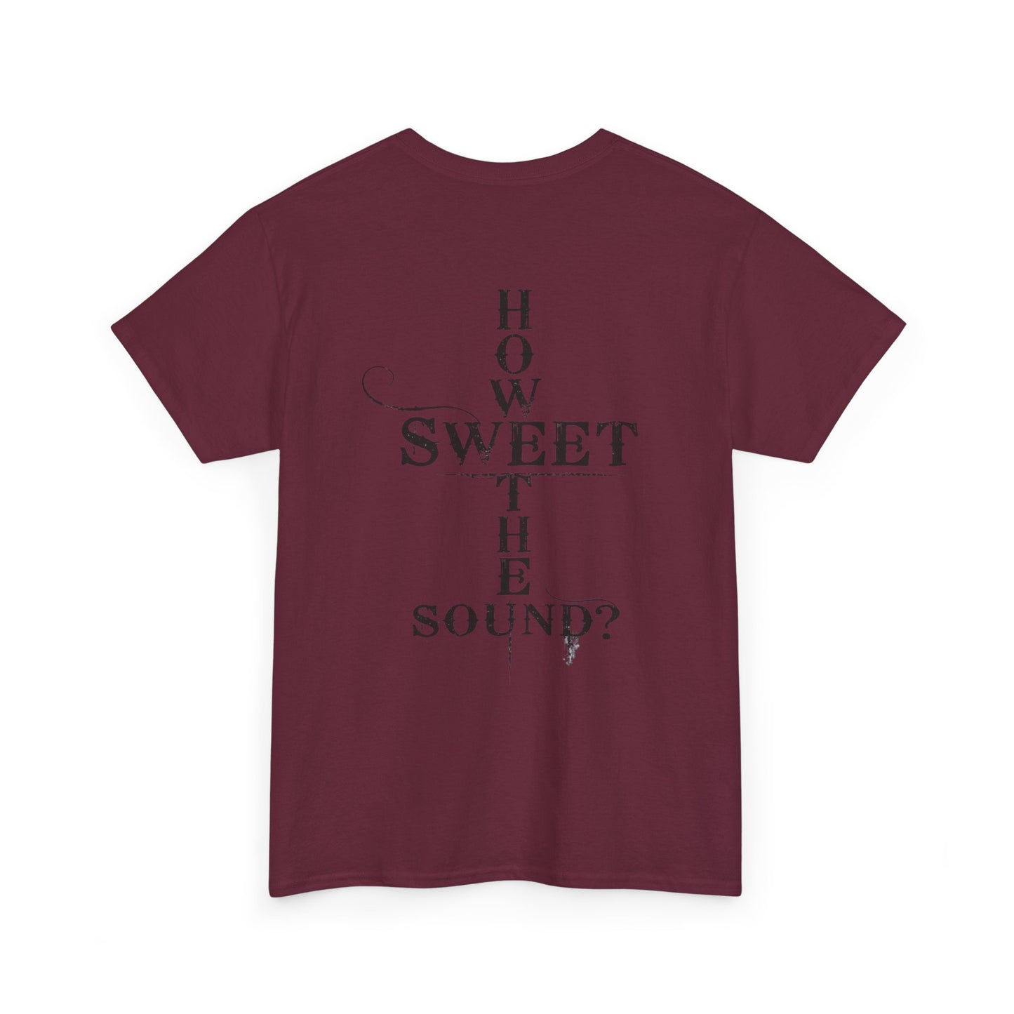 T‑Shirt — “Amazing Grace” Cross Design / “How Sweet the Sound?” Inspirational Gospel Tee
