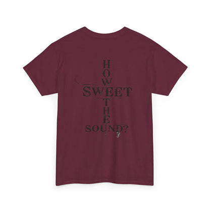T‑Shirt — “Amazing Grace” Cross Design / “How Sweet the Sound?” Inspirational Gospel Tee
