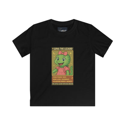 Cute Kids' Lizard Tee - Fun Graphic T-Shirt for Playtime, Birthdays, Gifts, Summer Wear, Unique Children's Apparel