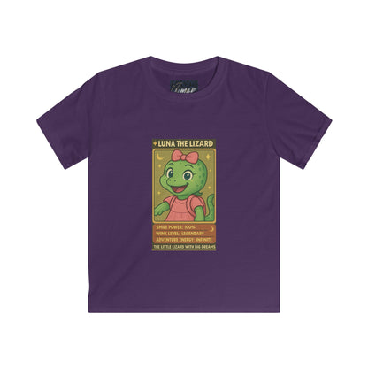 Cute Kids' Lizard Tee - Fun Graphic T-Shirt for Playtime, Birthdays, Gifts, Summer Wear, Unique Children's Apparel