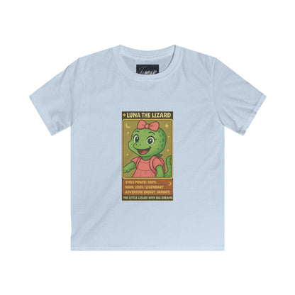 Cute Kids' Lizard Tee - Fun Graphic T-Shirt for Playtime, Birthdays, Gifts, Summer Wear, Unique Children's Apparel