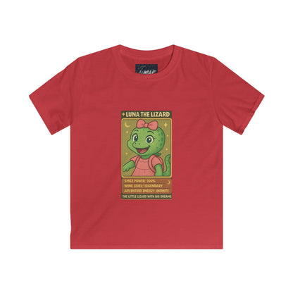 Cute Kids' Lizard Tee - Fun Graphic T-Shirt for Playtime, Birthdays, Gifts, Summer Wear, Unique Children's Apparel