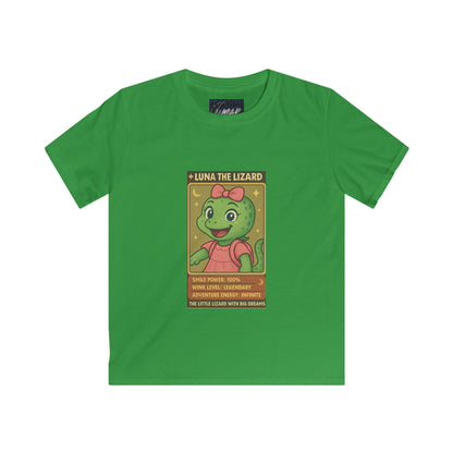Cute Kids' Lizard Tee - Fun Graphic T-Shirt for Playtime, Birthdays, Gifts, Summer Wear, Unique Children's Apparel
