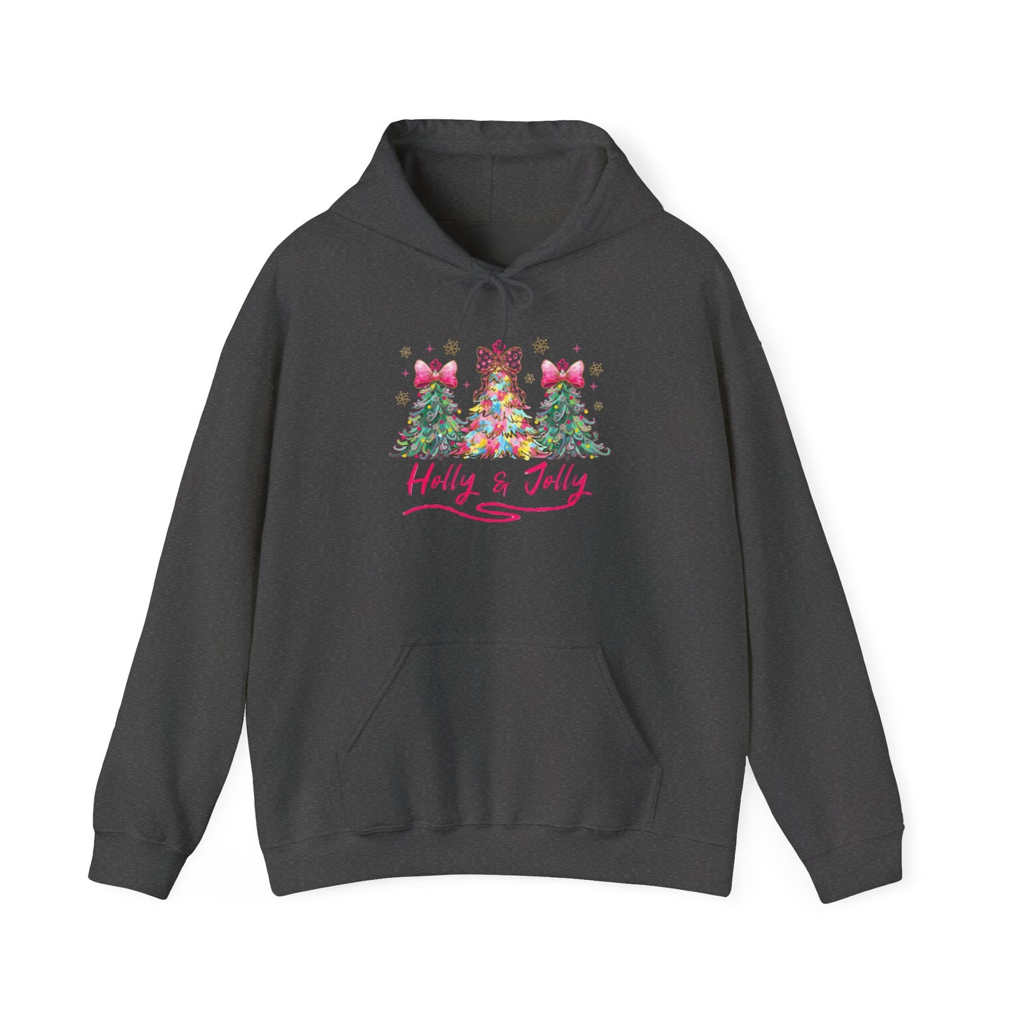 Festive Holly & Jolly Sweatshirt, Unisex Christmas Hoodie, Holiday Gift, Cozy Sweatshirt, Winter Apparel, Casual Wear