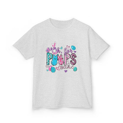 Kids Tee — "Pops" Cute Colorful Bunny Hearts Design (Children’s Graphic T-Shirt)